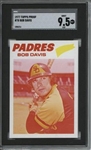 1977 Topps #78 Bob Davis 9 card progressive proof.